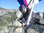 Ernie flys Yosemite